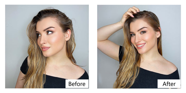 Lemooree Applicatore per fibre capillari + fibre per la costruzione dei capelli 28 grammi, set pompa applicatore spray