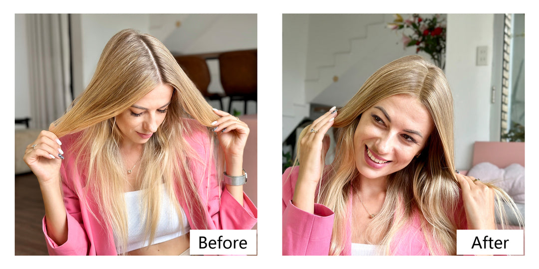 Lemooree Applicatore per fibre capillari + fibre per la costruzione dei capelli 28 grammi, set pompa applicatore spray
